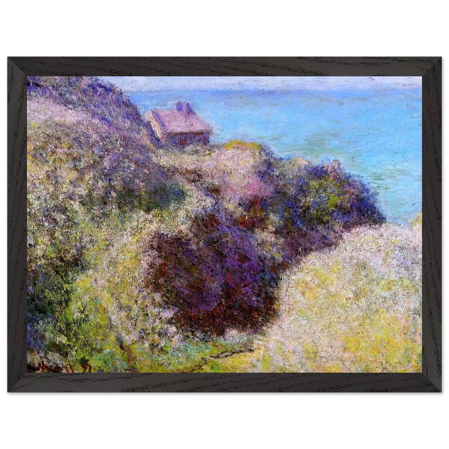 The Gorge at Varengeville, Late Afternoon by Claude Monet — Framed art print at Zephyeer