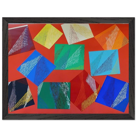 Wig-Wam - 1991 by Piero Dorazio — Framed art print at Zephyeer