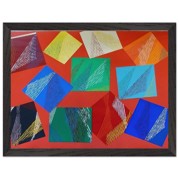 Wig-Wam - 1991 by Piero Dorazio — Framed art print at Zephyeer