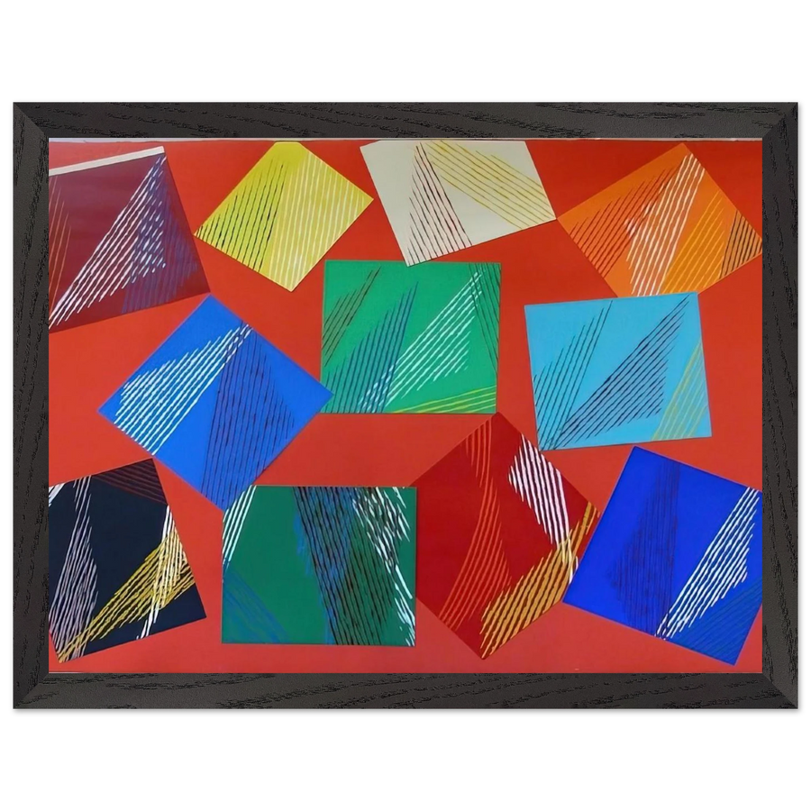 Wig-Wam - 1991 by Piero Dorazio — Framed art print at Zephyeer