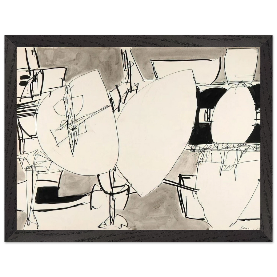 Inner Space - 1952 by Gene Davis — Framed art print at Zephyeer