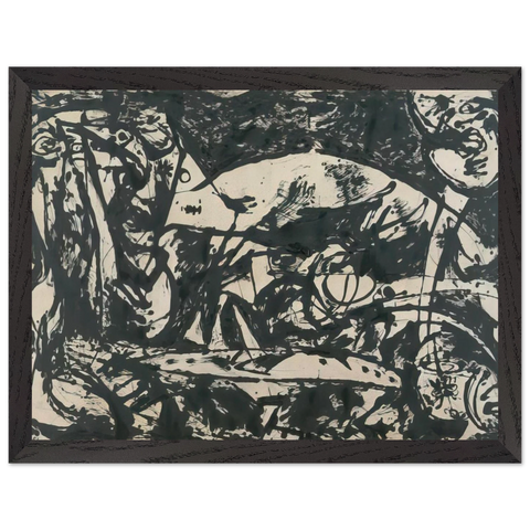 NUMBER 14 by Jackson Pollock — Framed art print at Zephyeer