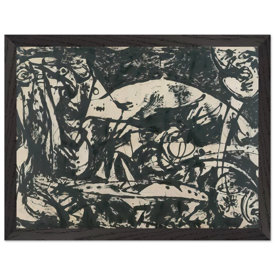 NUMBER 14 by Jackson Pollock — Framed art print at Zephyeer