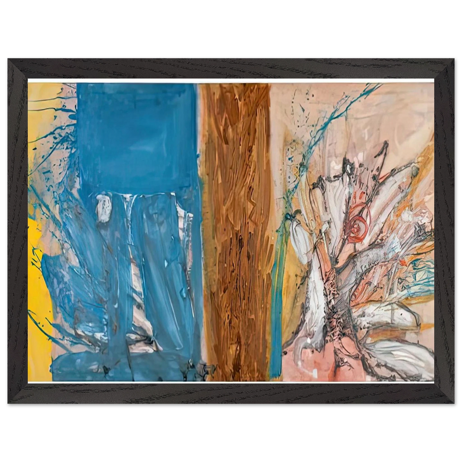 The Façade, 1954- by Helen Frankenthaler — Framed art print at Zephyeer