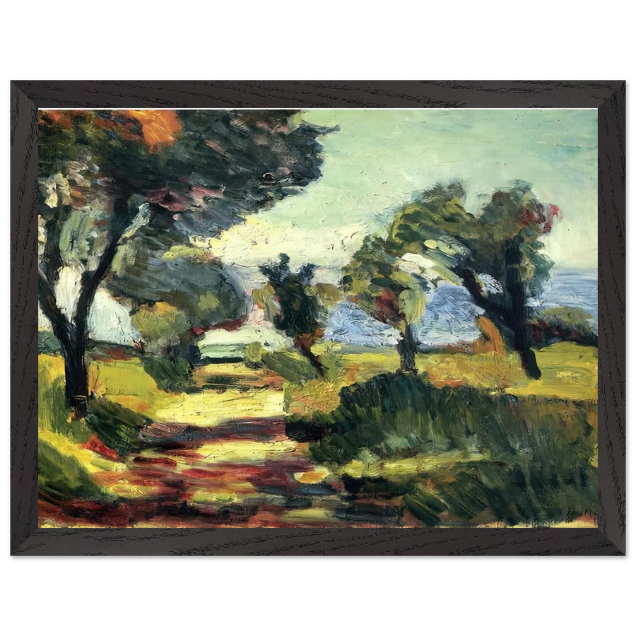 OLIVE TREES 1898 by Henri Matisse — Framed art print at Zephyeer