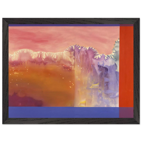 The Arc - 1986 by Ronnie Landfield — Framed art print at Zephyeer