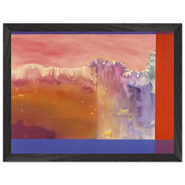 The Arc - 1986 by Ronnie Landfield — Framed art print at Zephyeer