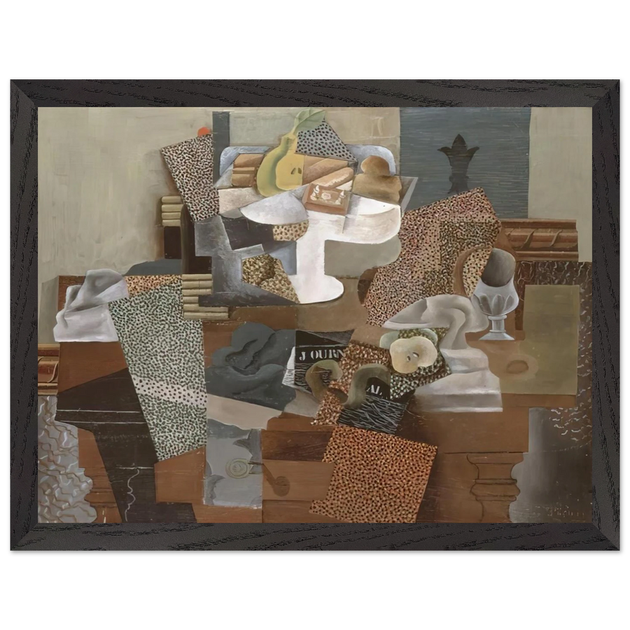 Still Life with Compote and Glass - 1914 by Pablo Picasso — Framed art print at Zephyeer