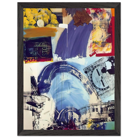 HARBOR by Robert Rauschenberg — Framed art print at Zephyeer