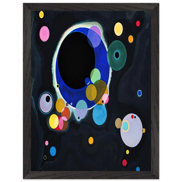 SEVERAL CIRCLES 1926 by Wassily Kandinsky — Framed art print at Zephyeer