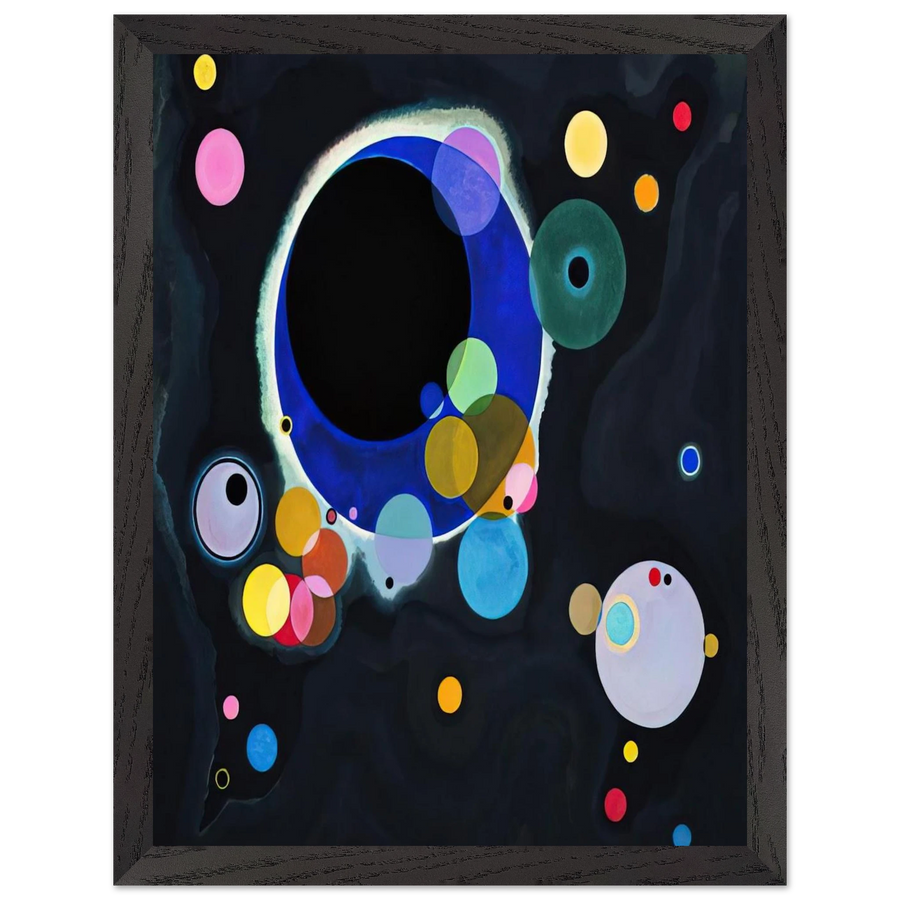 SEVERAL CIRCLES 1926 by Wassily Kandinsky — Framed art print at Zephyeer