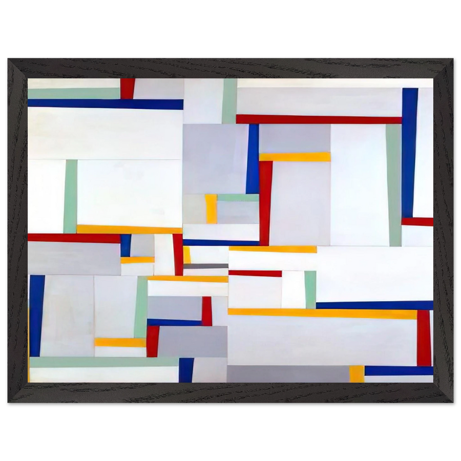 Relational Painting #9 - 1946 by Fritz Glarner — Framed art print at Zephyeer