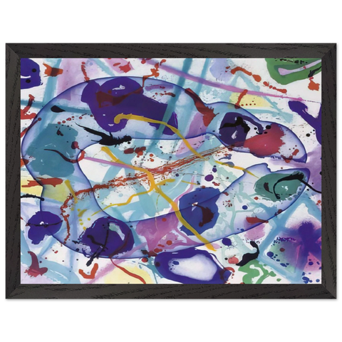 Trietto 4  SFE 077RC by Sam Francis — Framed art print at Zephyeer