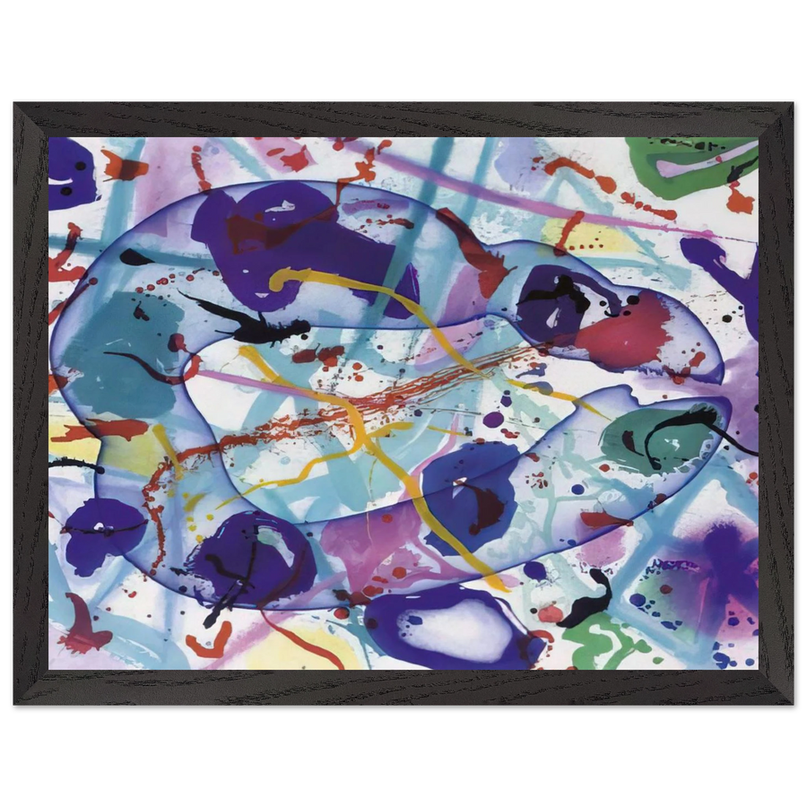 Trietto 4  SFE 077RC by Sam Francis — Framed art print at Zephyeer