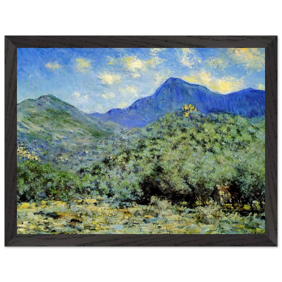Valley Bouna near Bordighera by Claude Monet — Framed art print at Zephyeer