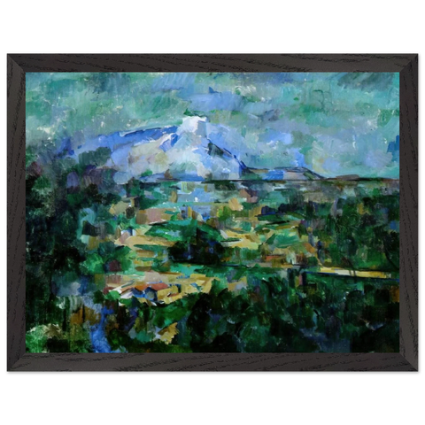 Montagne Sainte-Victoire from Lauves by Paul Cézanne — Framed art print at Zephyeer