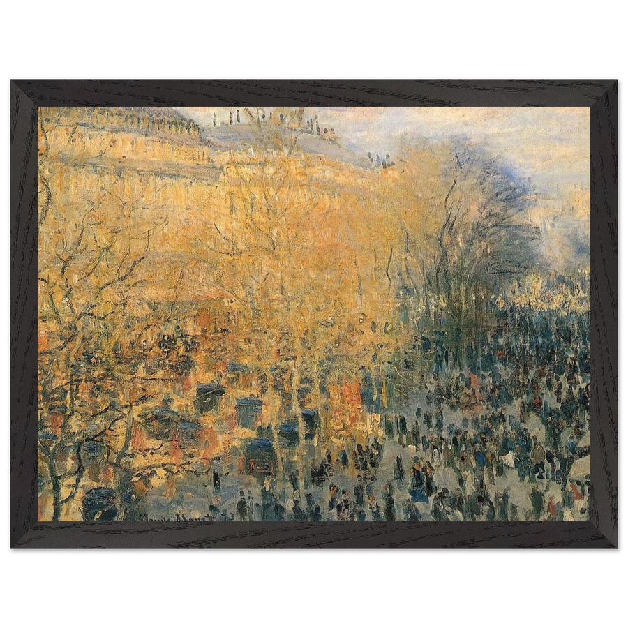 Boulevard of Capucines by Claude Monet — Framed art print at Zephyeer