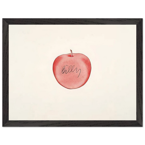 Red Apple - 1996 by Billy Apple — Framed art print at Zephyeer