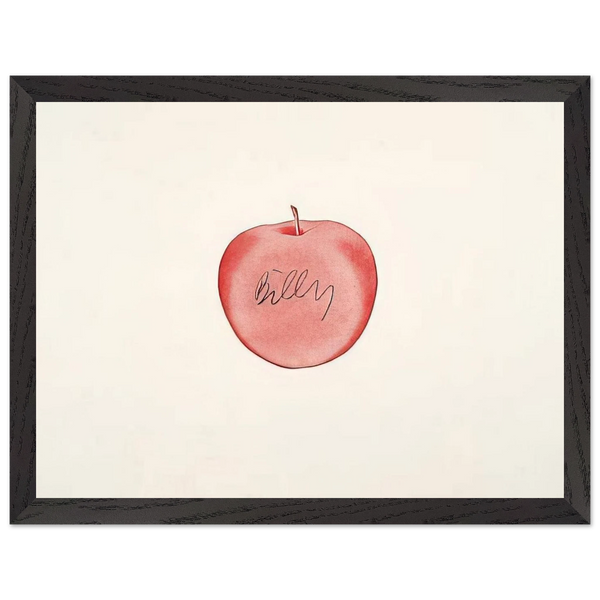 Red Apple - 1996 by Billy Apple — Framed art print at Zephyeer