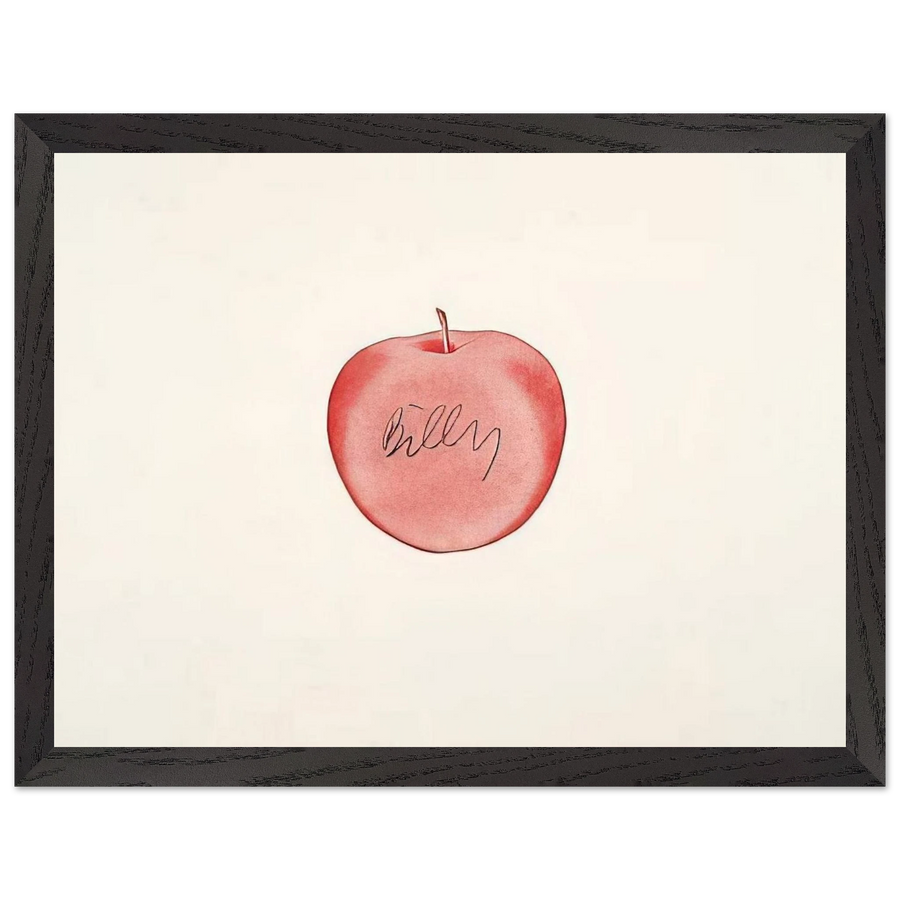 Red Apple - 1996 by Billy Apple — Framed art print at Zephyeer