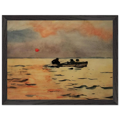 ROWING HOME by Winslow Homer — Framed art print at Zephyeer