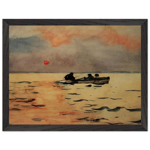 ROWING HOME by Winslow Homer — Framed art print at Zephyeer