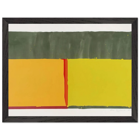 Yellows - 1969 by John Hoyland — Framed art print at Zephyeer