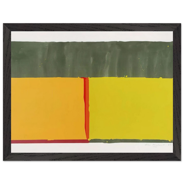 Yellows - 1969 by John Hoyland — Framed art print at Zephyeer