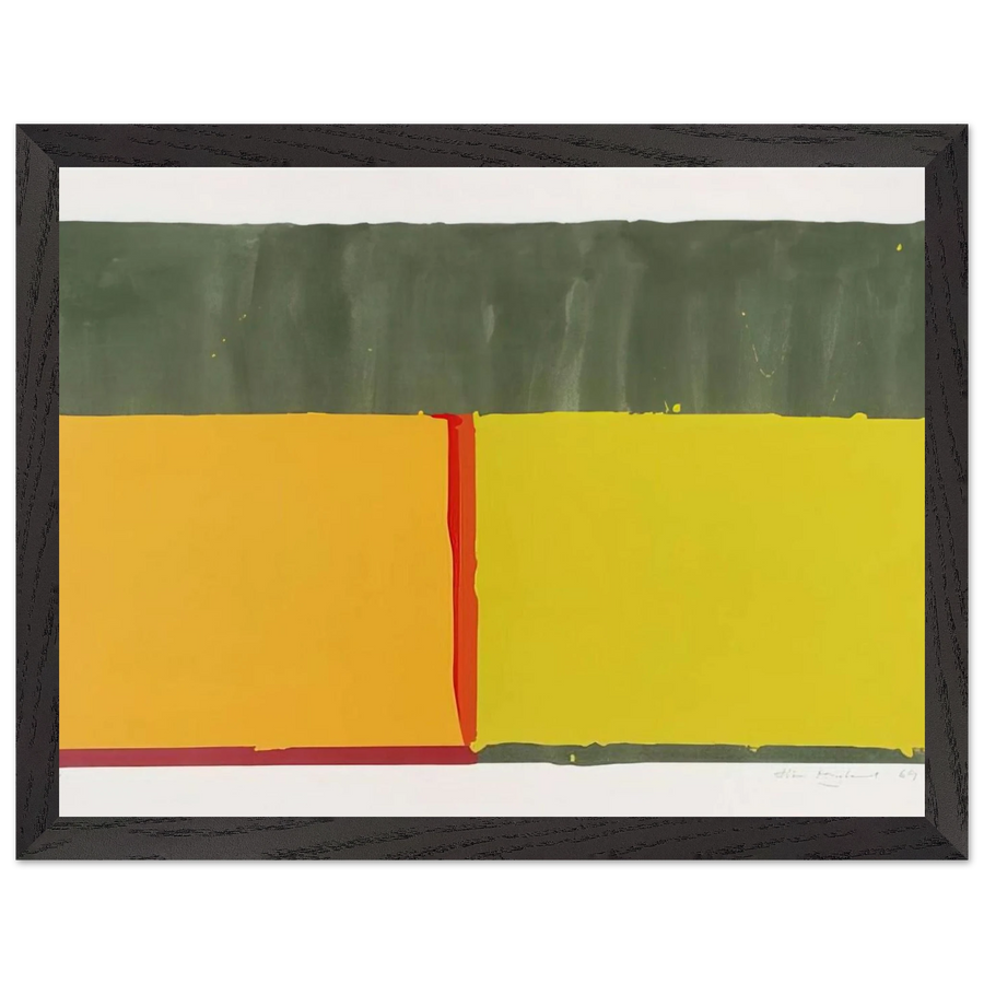 Yellows - 1969 by John Hoyland — Framed art print at Zephyeer