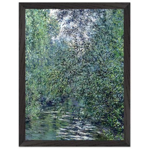 The Willows on the River by Claude Monet — Framed art print at Zephyeer
