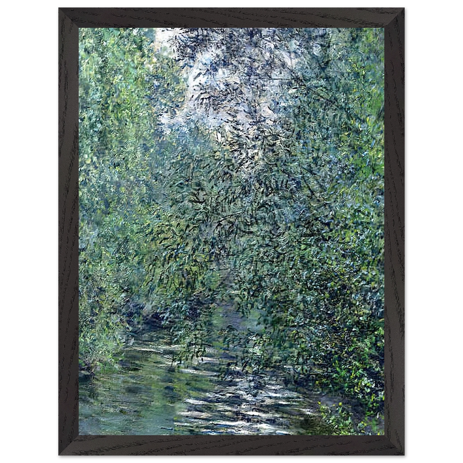 The Willows on the River by Claude Monet — Framed art print at Zephyeer