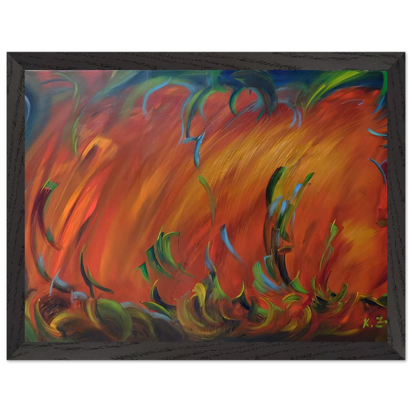 Evening by Konrad Zuse — Framed art print at Zephyeer