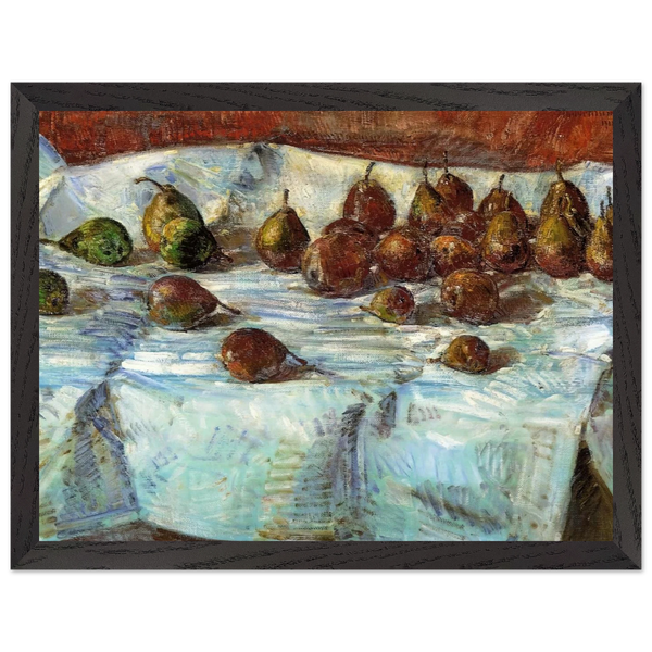 Winter Sickle Pears by Childe Hassam — Framed art print at Zephyeer