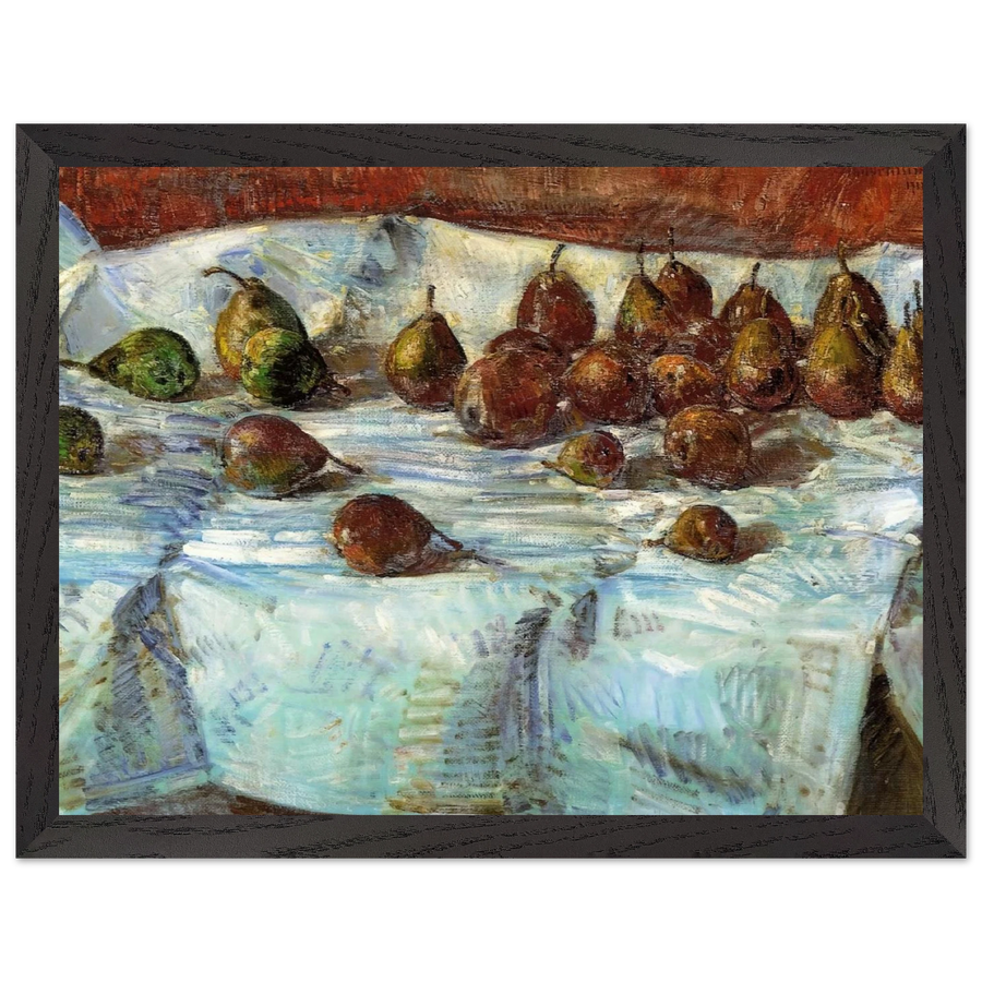 Winter Sickle Pears by Childe Hassam — Framed art print at Zephyeer