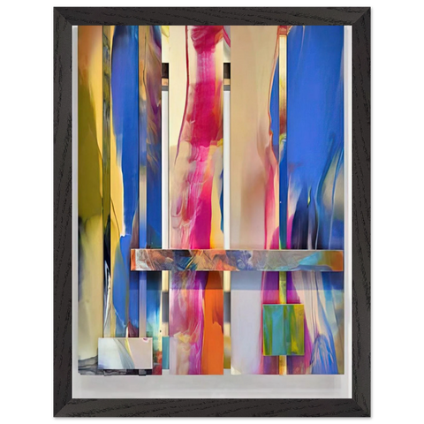 Wide by Sam Gilliam — Framed art print at Zephyeer