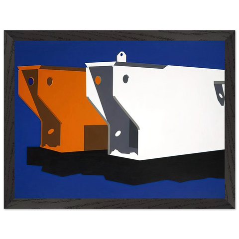 Mr. and Mrs. Moby Dick - Pop Art by Allan D Arcangelo — Framed art print at Zephyeer