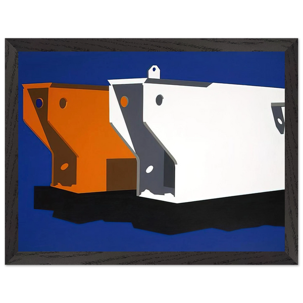 Mr. and Mrs. Moby Dick - Pop Art by Allan D Arcangelo — Framed art print at Zephyeer