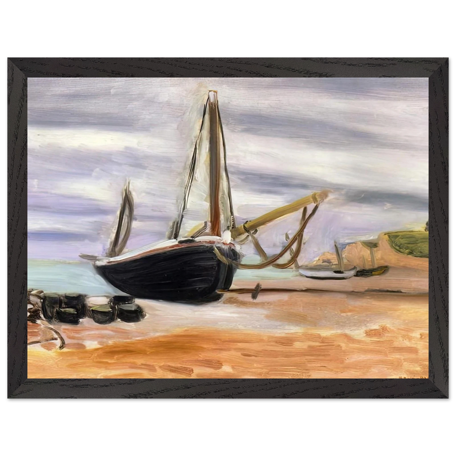BOATS AT ETRETAT 1920 by Henri Matisse — Framed art print at Zephyeer