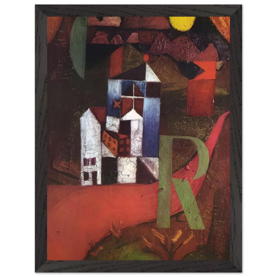VILLA R 1919 by Paul Klee — Framed art print at Zephyeer