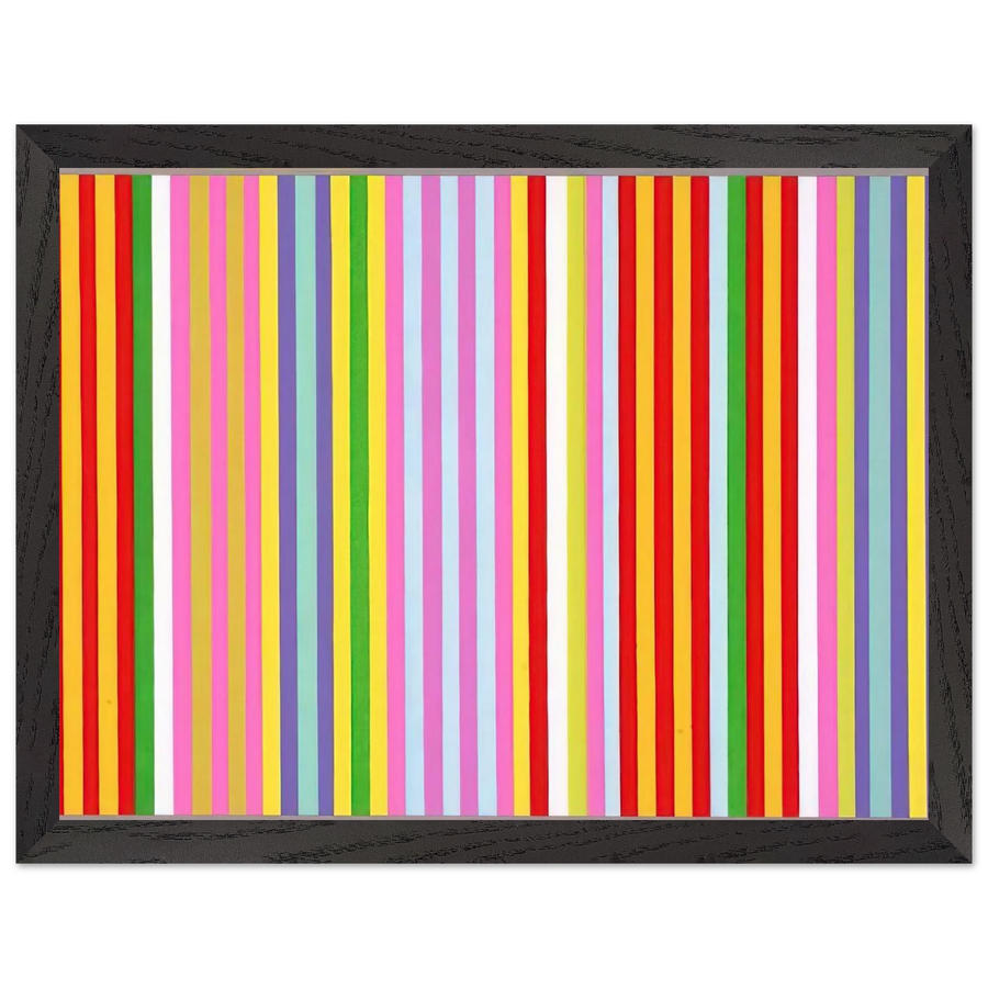 Powwow - 1969 by Gene Davis — Framed art print at Zephyeer