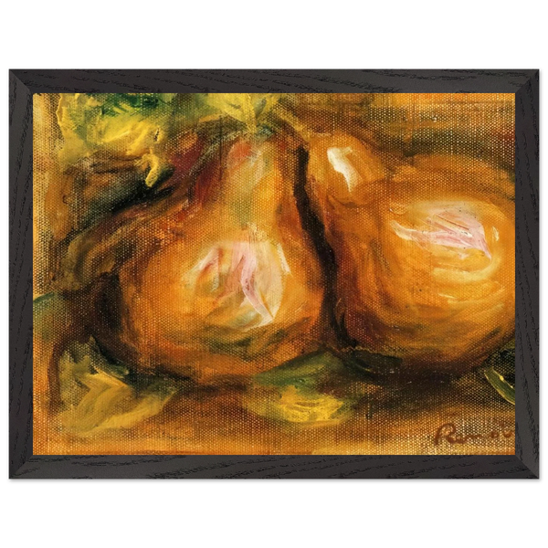 Pears by Pierre-Auguste Renoir — Framed art print at Zephyeer