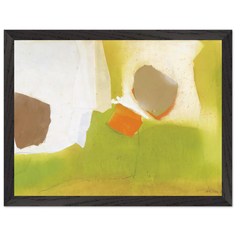 THE GARDEN 1984 by Esteban Vicente — Framed art print at Zephyeer