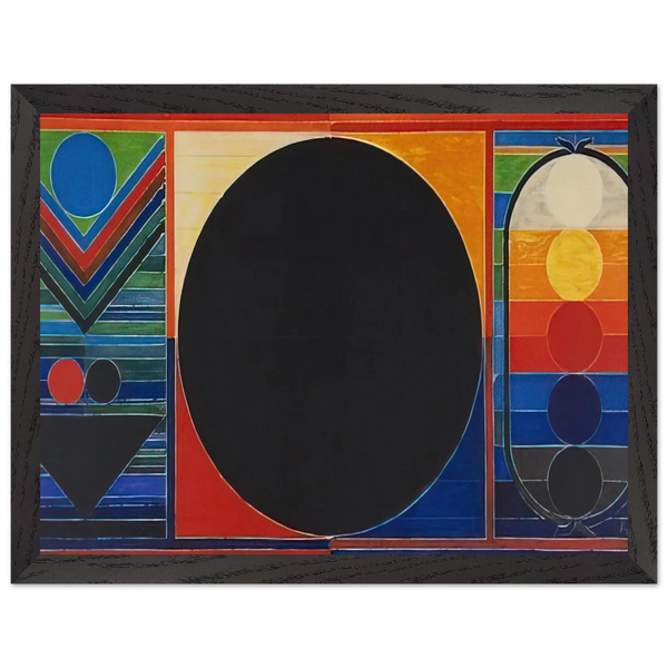 Composition Geometrique - 2007 by S. H. Raza — Framed art print at Zephyeer