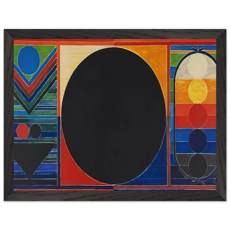 Composition Geometrique - 2007 by S. H. Raza — Framed art print at Zephyeer