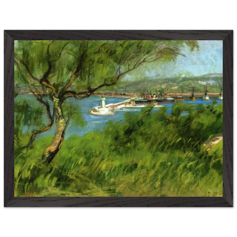 VIEW OF A PORT by Raoul Dufy — Framed art print at Zephyeer