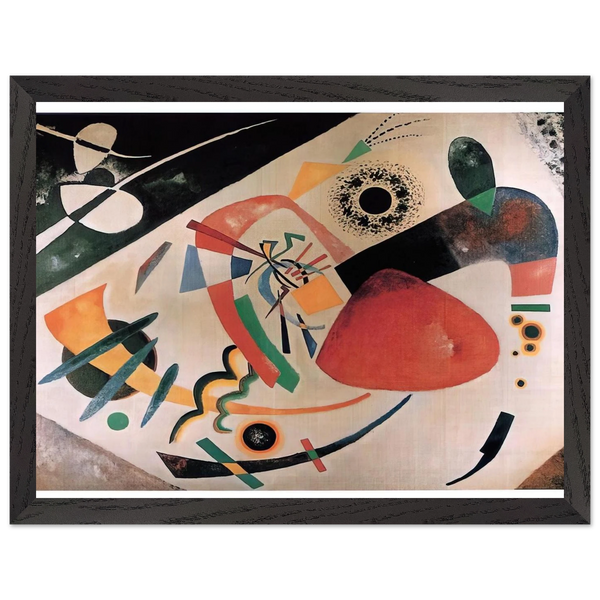 RED SPOT II 1921 by Wassily Kandinsky — Framed art print at Zephyeer