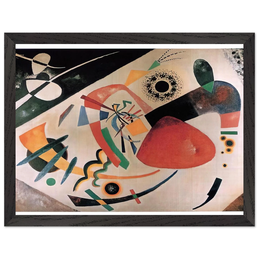 RED SPOT II 1921 by Wassily Kandinsky — Framed art print at Zephyeer