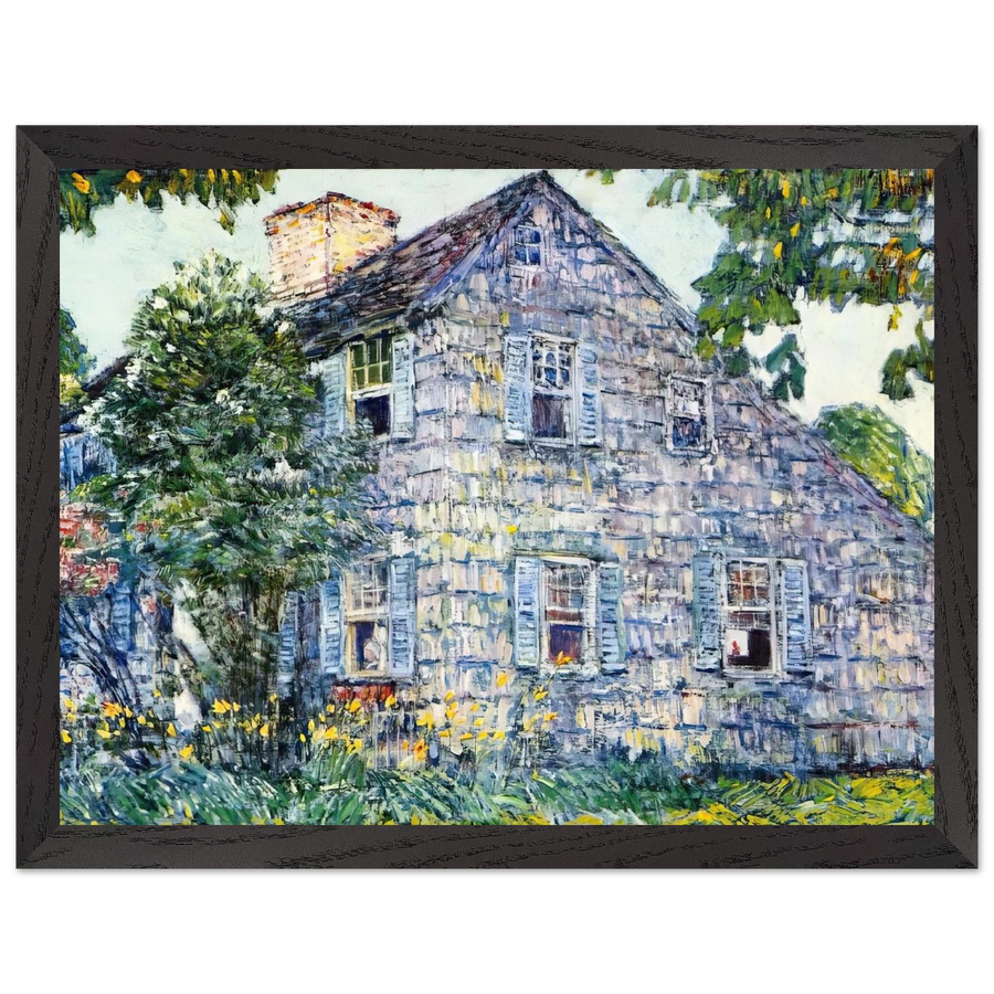 Old House, East Hampton by Childe Hassam — Framed art print at Zephyeer