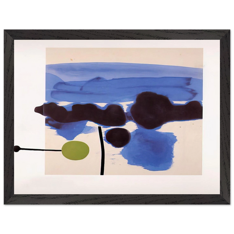 The Passion Flower - 1986 by Victor Pasmore — Framed art print at Zephyeer