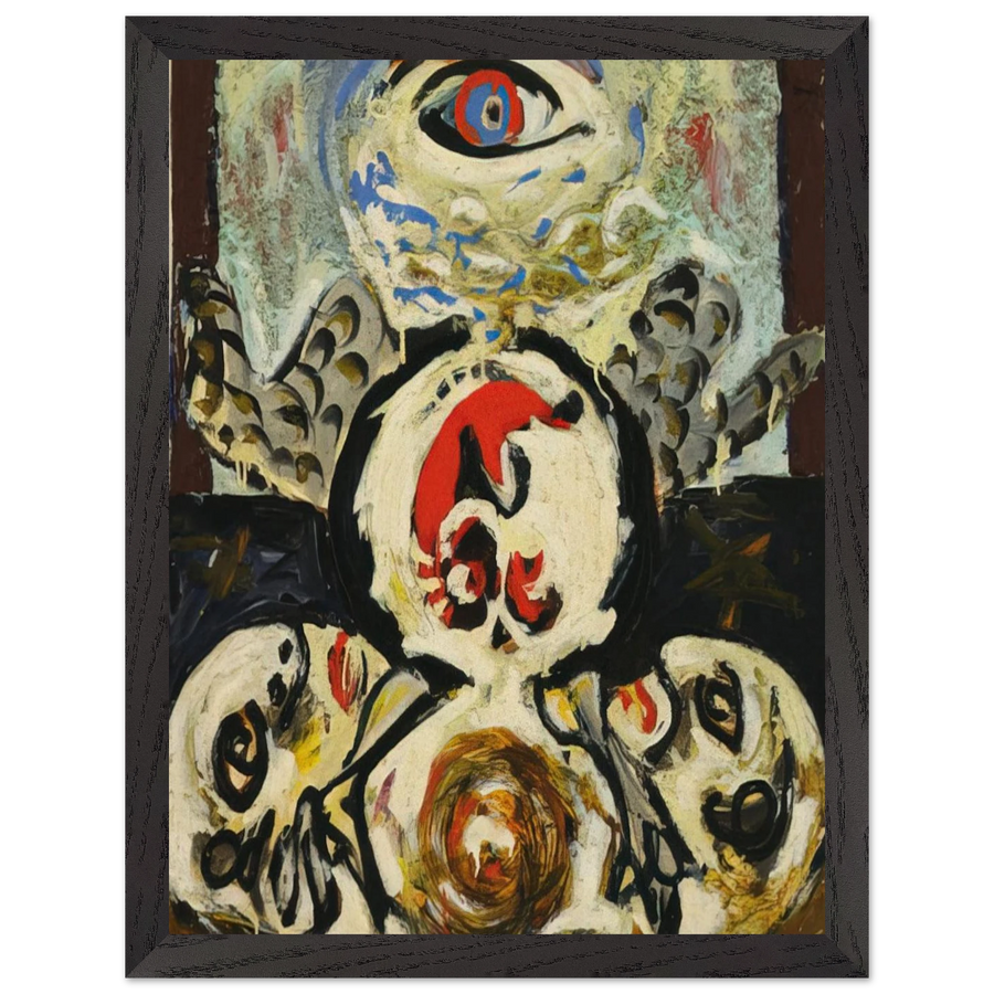BIRD 1941 by Jackson Pollock — Framed art print at Zephyeer